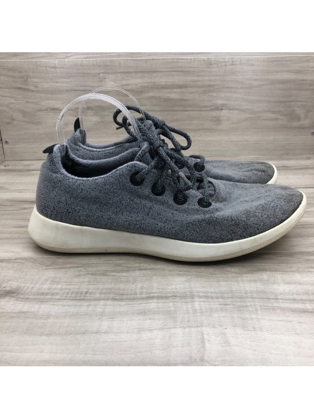 Allbirds Sneakers Mens 12 Gray Merino Wool Runners Lace Up Shoes